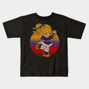 Retro Happy Rainbow Brite Kids T-Shirt